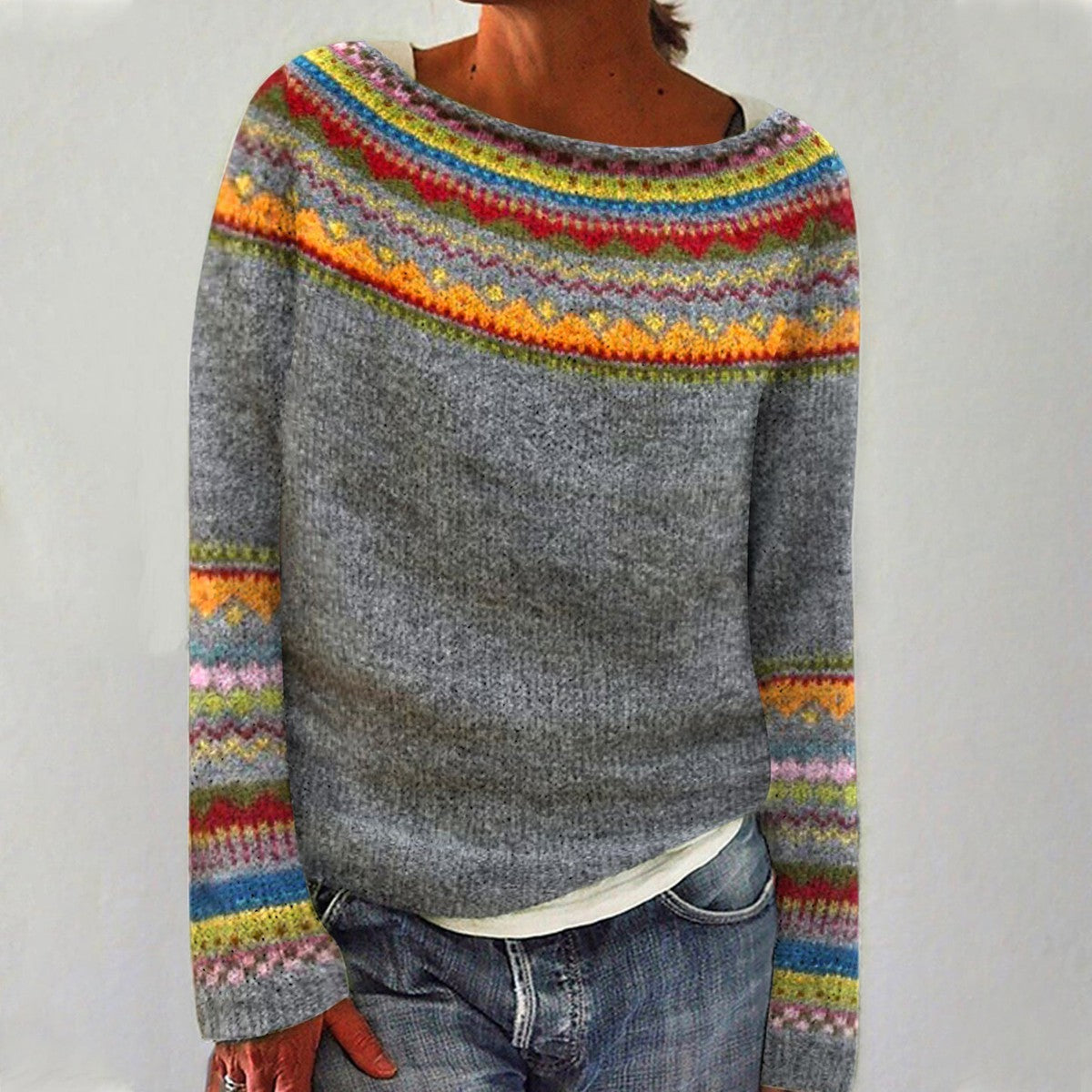 Emily – Jersey Retro Acogedor