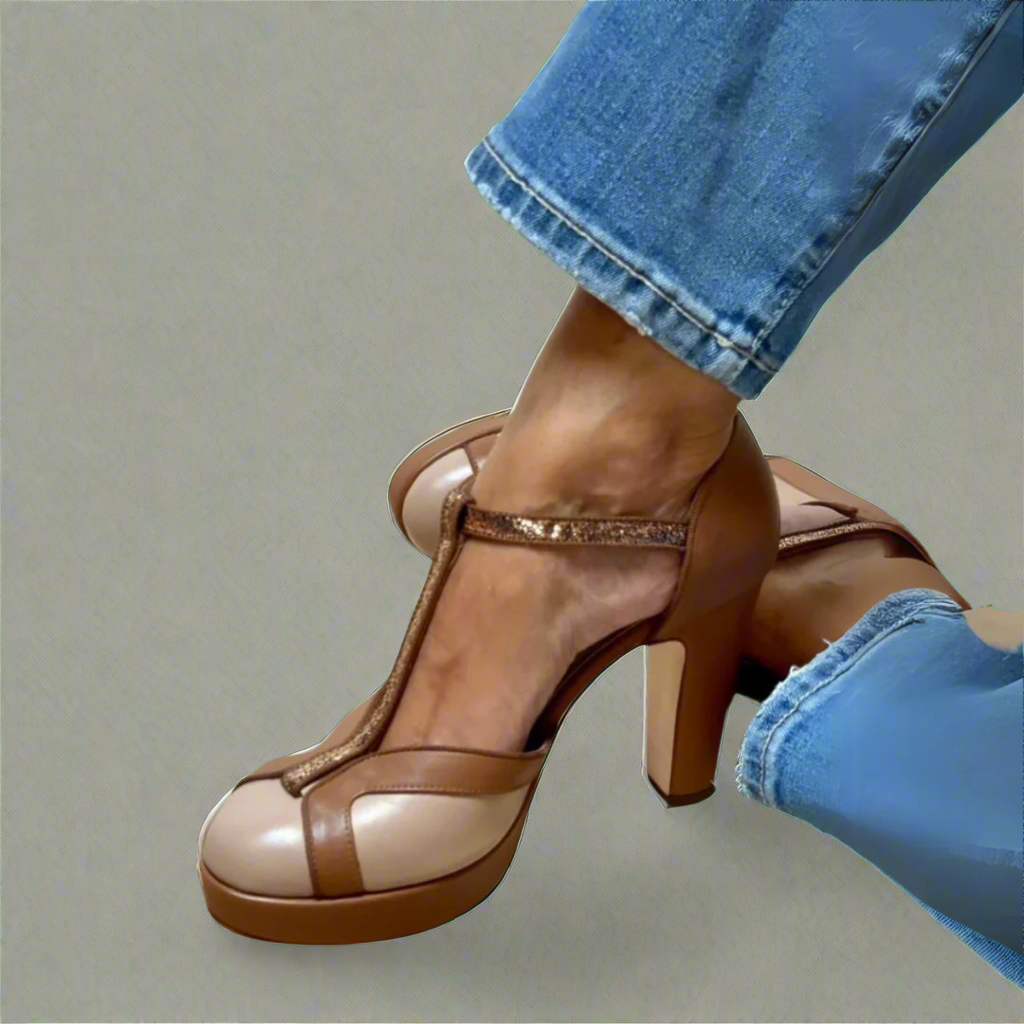 Cristina | Sandalias de tacón cómodas