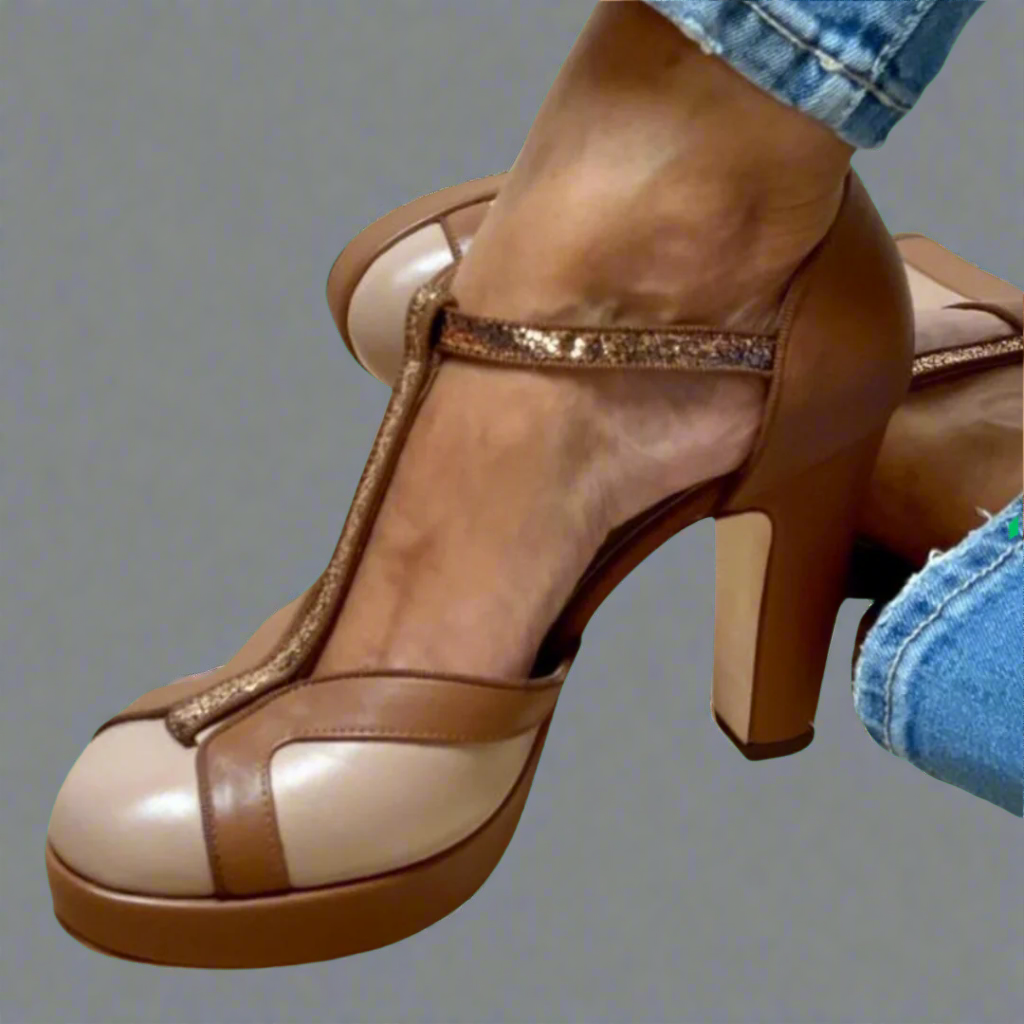 Cristina | Sandalias de tacón cómodas