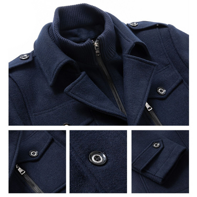 WoolGuard™ Chaqueta de invierno estilo Peaky Blinders