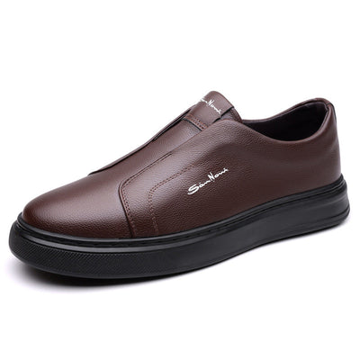 Zapatillas de piel