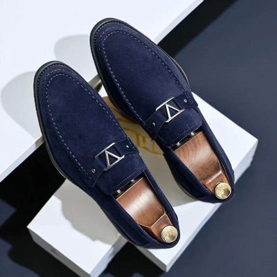 Mocasines de ante moderno