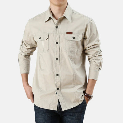 Luis | Camisa de Manga Larga para trabajo