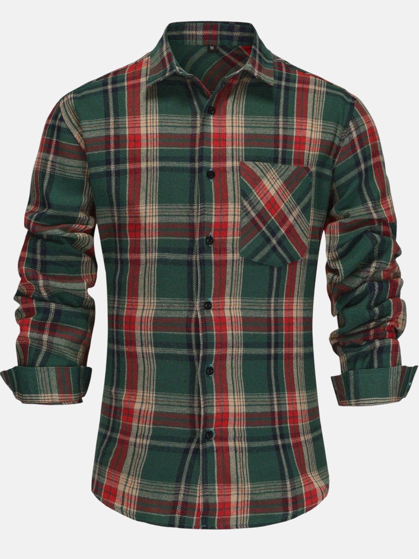 Ramon | Camisa de Manga Larga de cuadros lineares