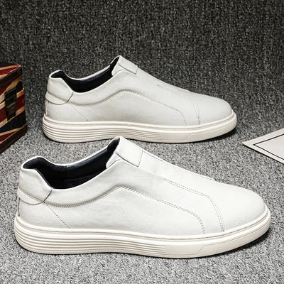 Zapatillas clásicas de piel