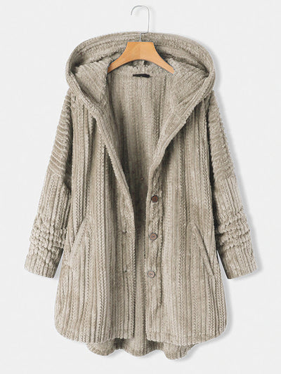 Manuela™ - Abrigo de invierno con solapa