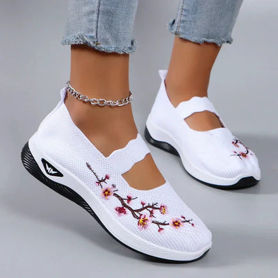 Zapatillas Flor cómodas para caminar