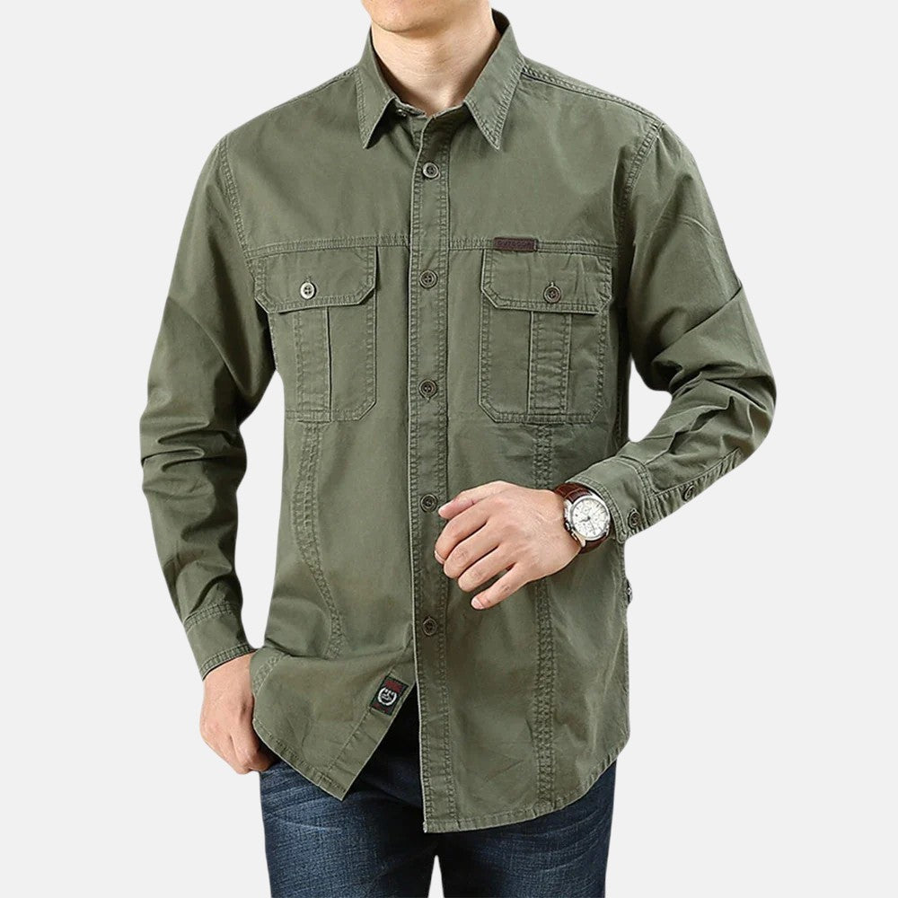 Luis | Camisa de Manga Larga para trabajo
