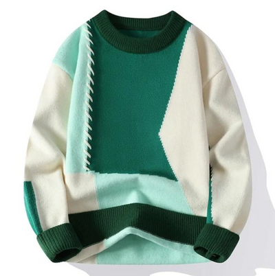 Suéter Patchwork Le Clair