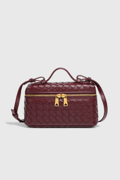 Milla Bolso Mini Woven con Accesorios Dorados