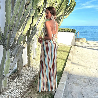 Vivian - Vestido Largo de Colores