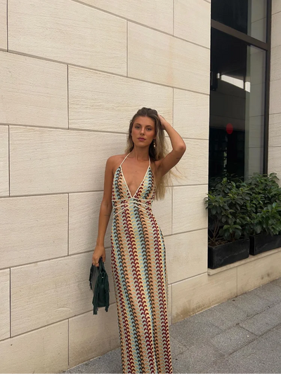 Vivian - Vestido Largo de Colores