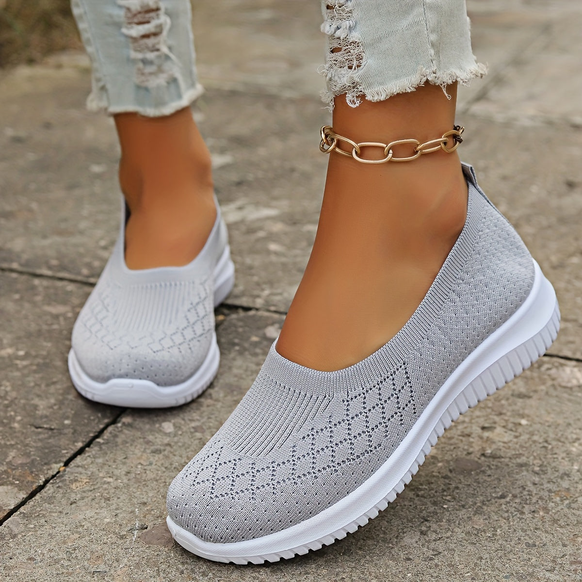 Zapatillas transpirables sin cordones