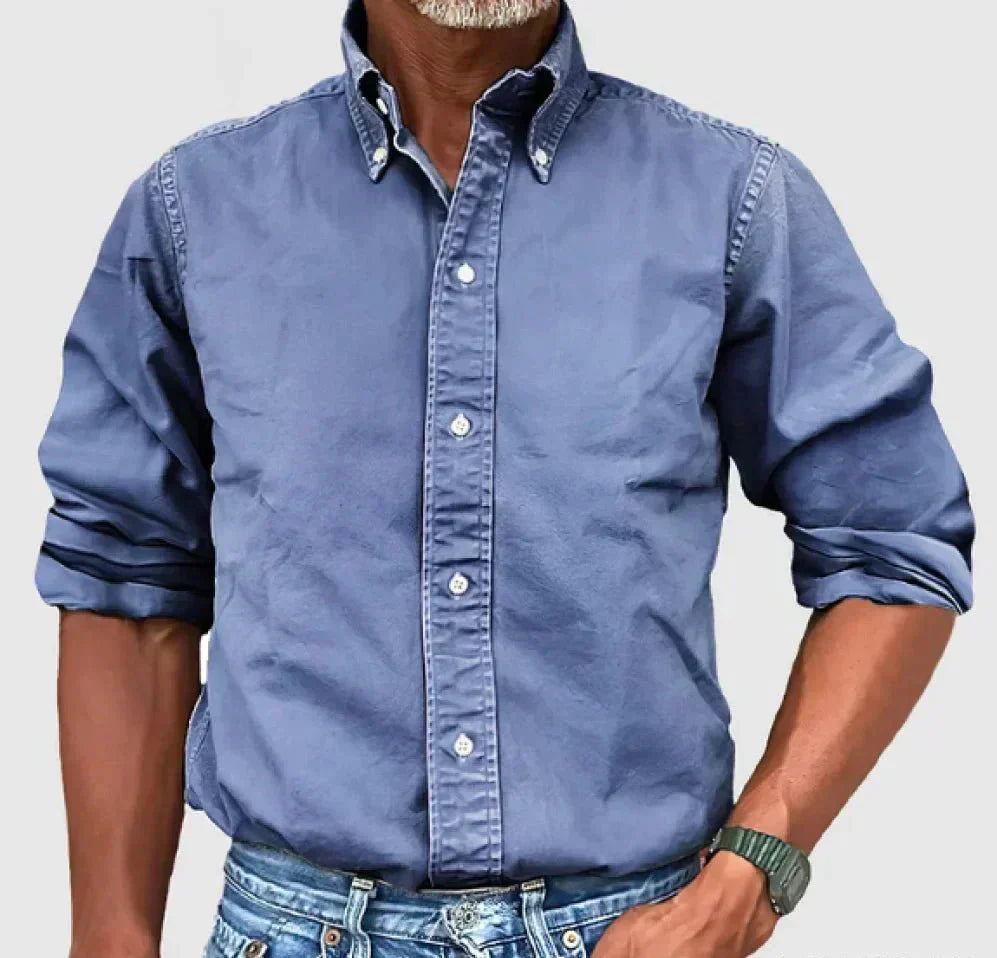Archer | Camisa Clásica de Cuello alto