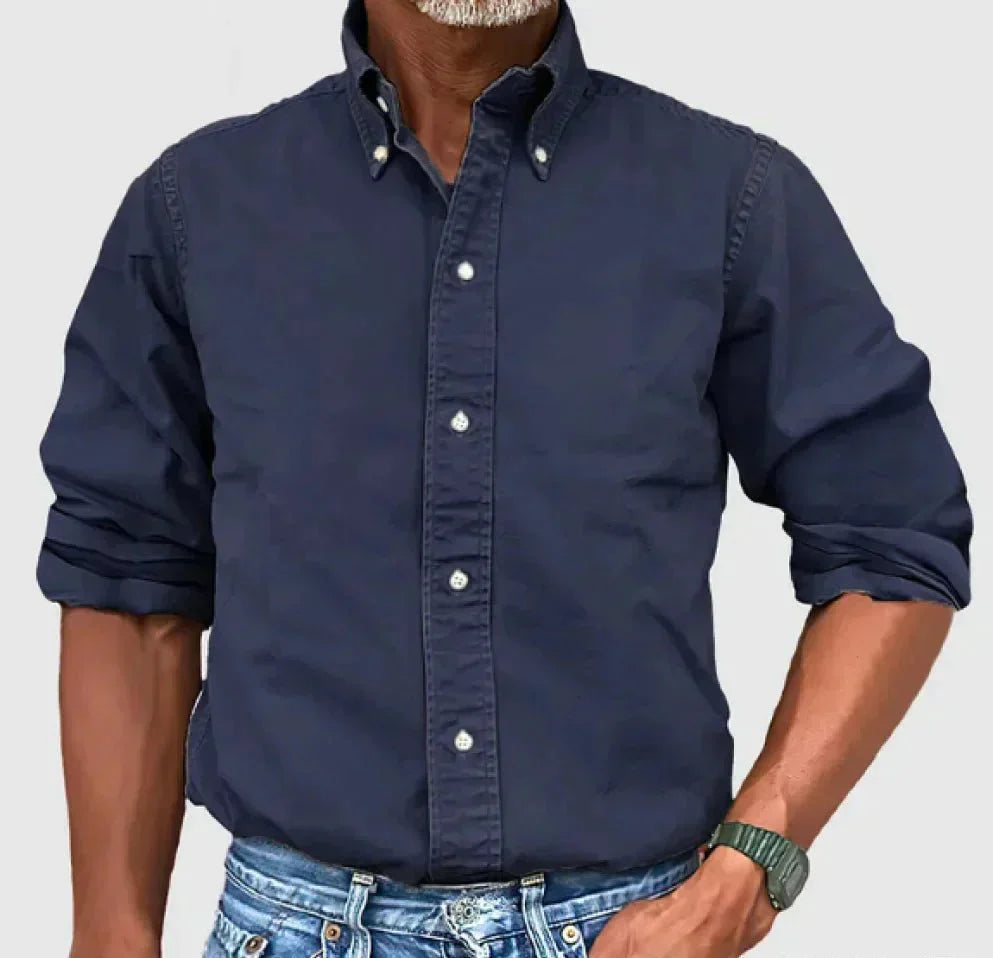 Archer | Camisa Clásica de Cuello alto