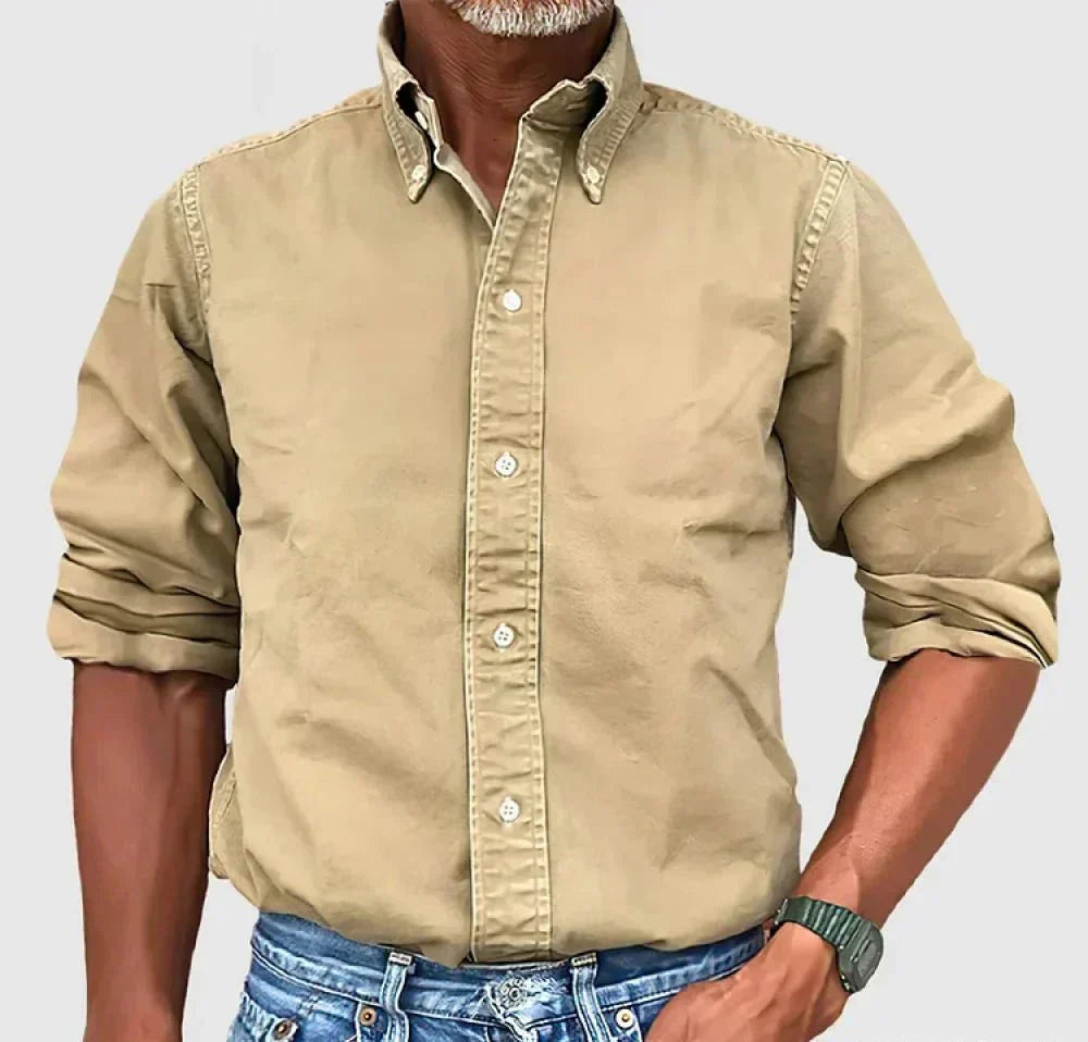 Archer | Camisa Clásica de Cuello alto
