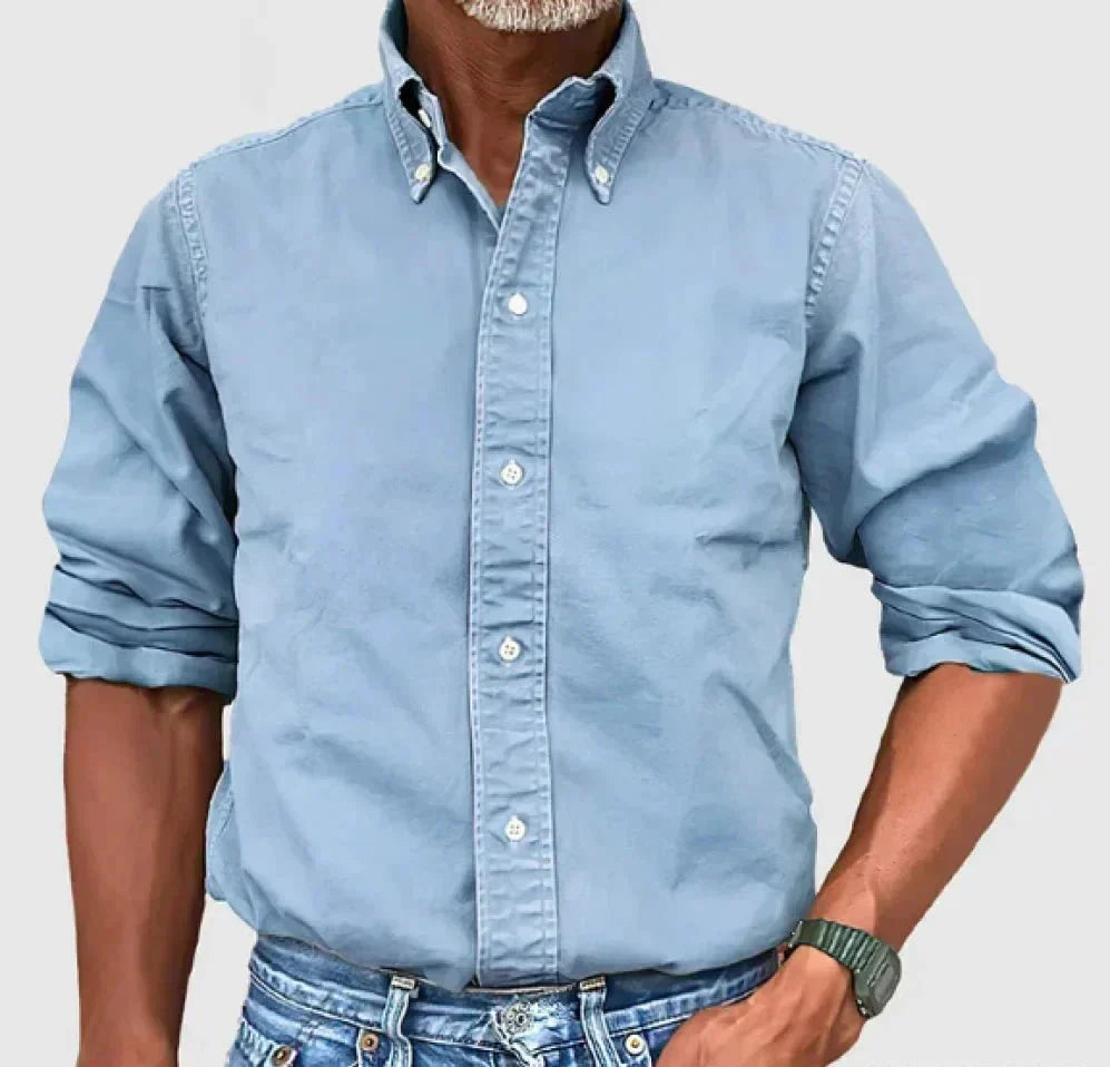 Archer | Camisa Clásica de Cuello alto