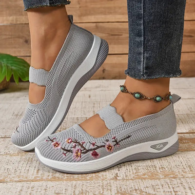 Zapatillas Flor cómodas para caminar