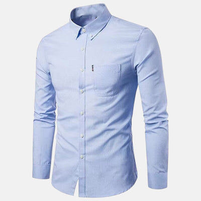 Javier | Camisa de Botón de Manga Larga
