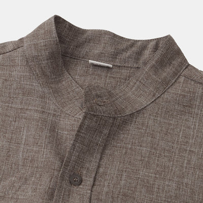 Zagreb | Camisa de algodón lisa con botones