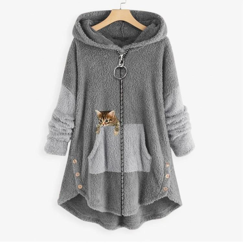 Vanda | Chaqueta cálida y suave, tan abrazable como un oso de peluche