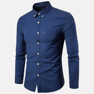 Javier | Camisa de Botón de Manga Larga