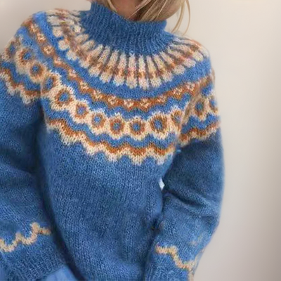 Olivia | Jersey de Cuello Alto Acolchado