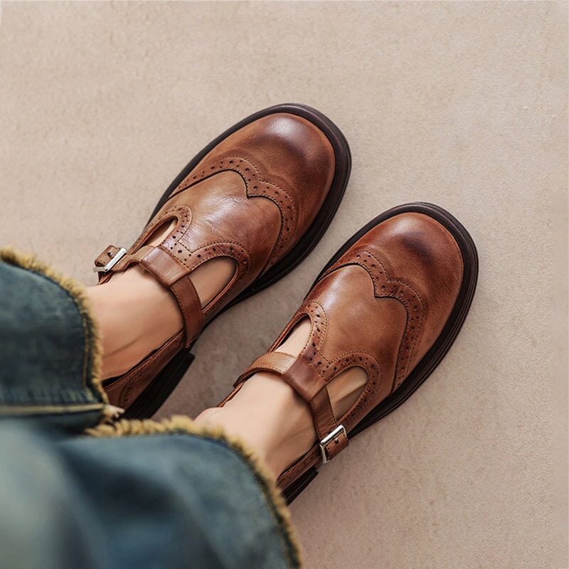 Velda - Zapatos de Piel Elegante