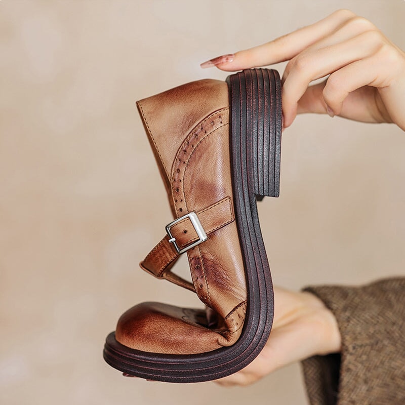Velda - Zapatos de Piel Elegante