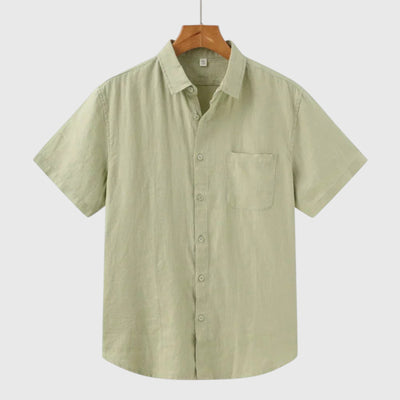 Marrakech | Camisa de lino de manga corta