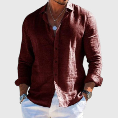 Malmare | Elegante camisa confeccionada en tejido transpirable.