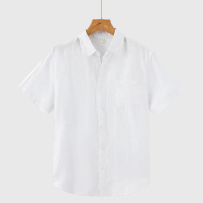 Marrakech | Camisa de lino de manga corta