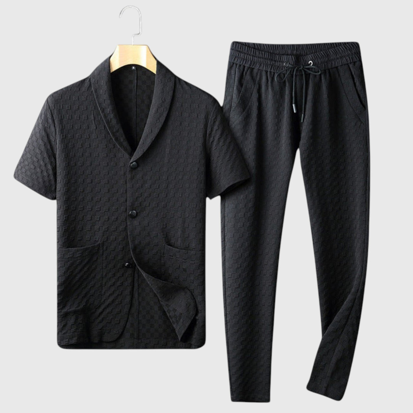 Conjunto David con camisa y pantalón fresco