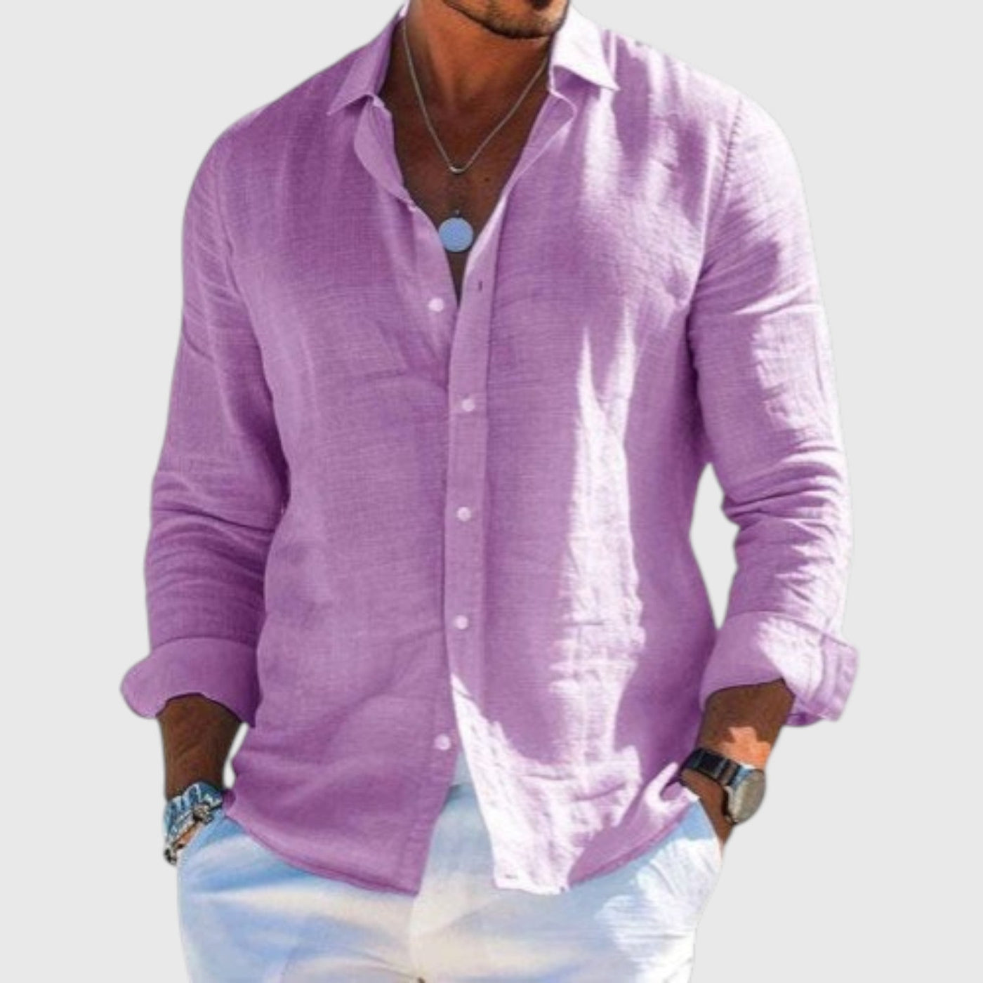 Malmare | Elegante camisa confeccionada en tejido transpirable.