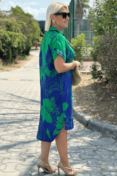 Naomi | Vestido con estampado de flores