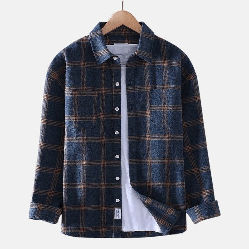 Antonio | Camisa de Manga Larga a Cuadros