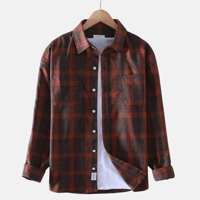 Antonio | Camisa de Manga Larga a Cuadros